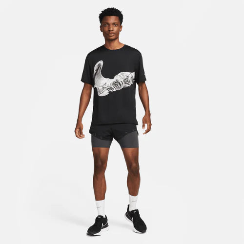 Tee-Shirt Running Os Noir